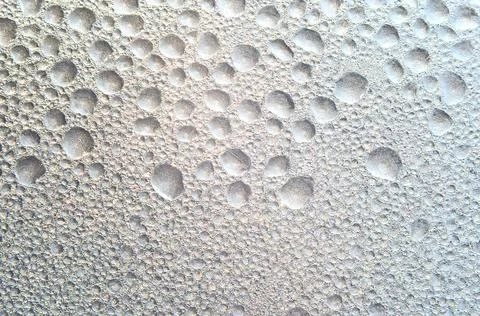 Frosty patterns on glass Stock Photos