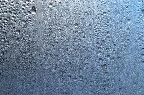 Frosty patterns on glass Stock Photos