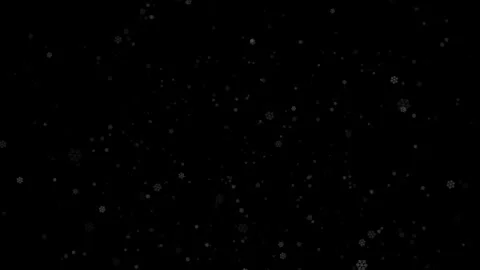 Frosty Snowfall 4K UHD Winter Cinematic Overlay Background 库存影片 344705643