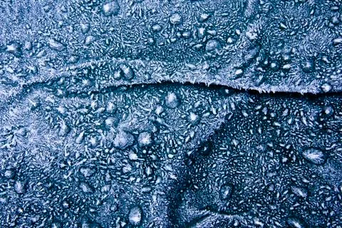 Frosty texture Stock Photos