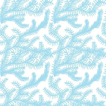 Frosty twisty pattern. Seamless pattern on a dark background. Stock Illustration