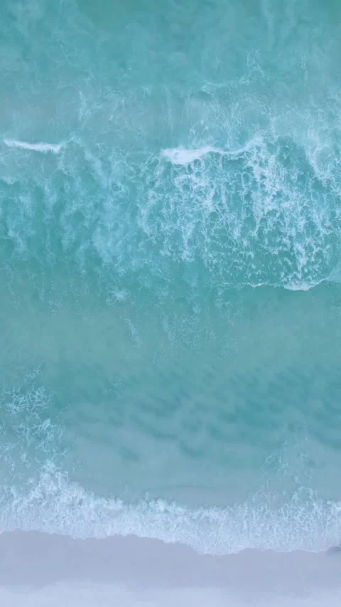 Frothy Waves in the Gulf of Mexico Stock Footage 251753926