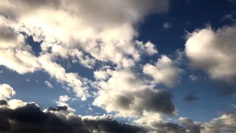 The frowning clouds - timelapse Video stock 74497417