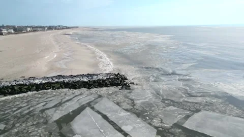 Frozen Atlantic Ocean Stock Footage 299973378