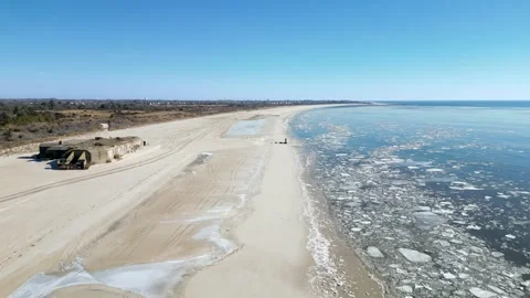 Frozen Atlantic Ocean Stock Footage 300650858