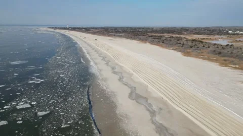 Frozen Atlantic Ocean Stock Footage 300650936