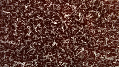 Frozen blood Stock Footage 192324233