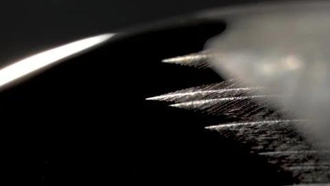 Frozen Bubble in Macro High Detail Stock Footage 182894741