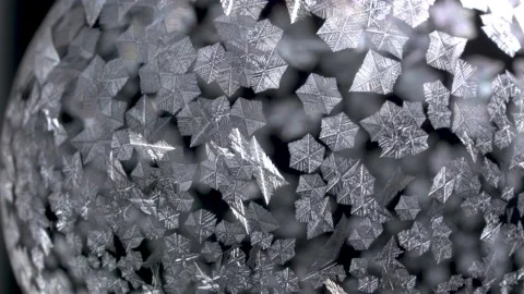 Frozen Bubble in Macro High Detail Stock Footage 182944910