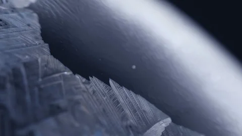 Frozen bubble winter holidays background Stock Footage 100534060
