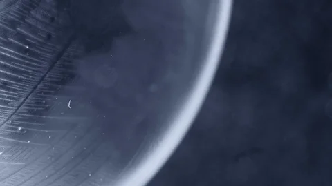 Frozen bubble winter holidays background Stock Footage 100535757
