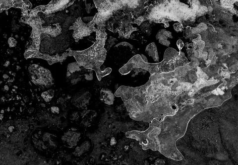 Frozen Bubbles Stock Photos