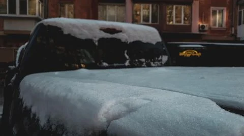 Frozen Car Stock Photos