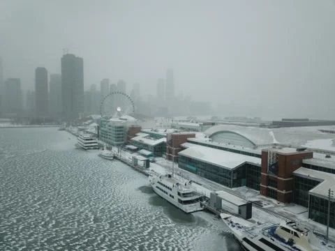 Frozen Chicago Stock Photos