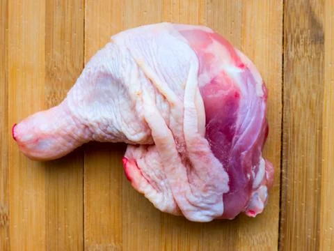 Frozen chicken. Foto stock