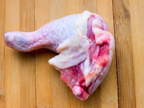 Frozen chicken. Foto stock