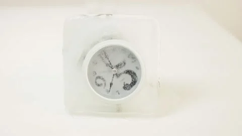 Frozen Clock 2 Stock Footage 234451529