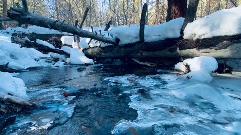 Frozen Creek Video stock 169764447