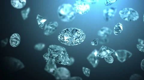 Frozen diamonds, beautiful background Stock Footage 42495621