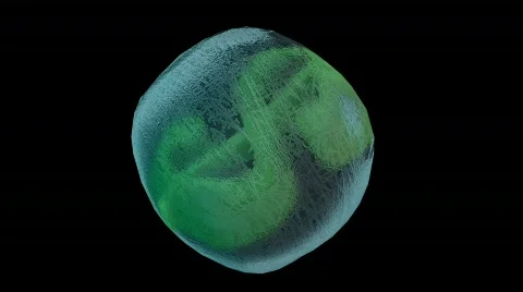 Frozen dollar sign Stock Footage 776722