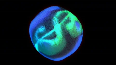 Frozen dollar sign Stock Footage 776726