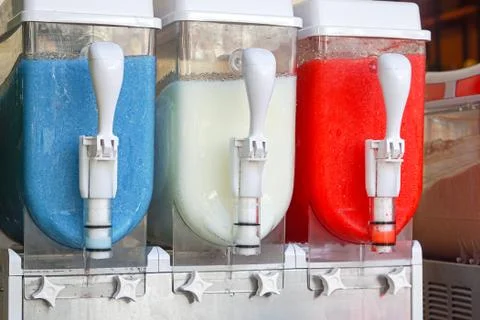 Frozen drinks dispenser Stock Photos