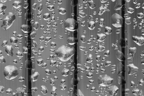 Frozen drops straight Foto stock