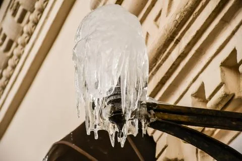 Frozen electricity Foto stock
