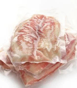 Frozen fish fillets Stock Photos