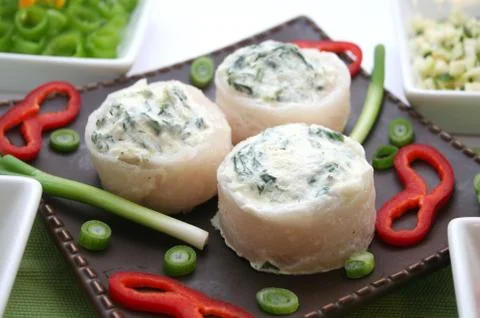 Frozen fish Stock Photos