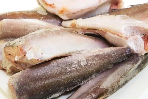Frozen fish Stock Photos