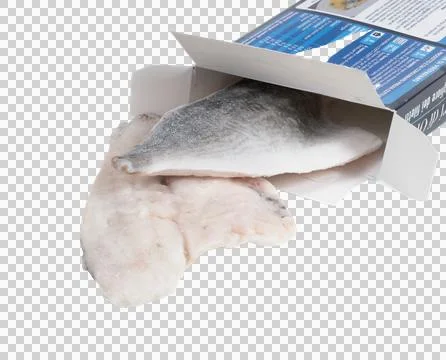 Frozen fish Foto stock