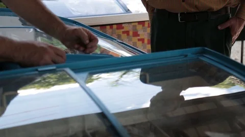 Frozen foods Video stock 105420642