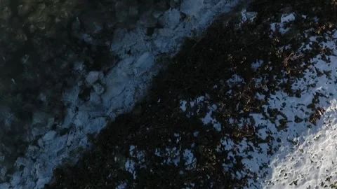 Frozen Fraser River - Canada Stock Footage 254516175