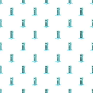 Frozen fridge ice pattern seamless background illustration Stock Illustration