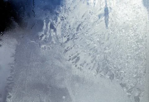 Frozen glass window, background Stock Photos