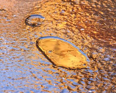 Frozen Gold Stock Photos