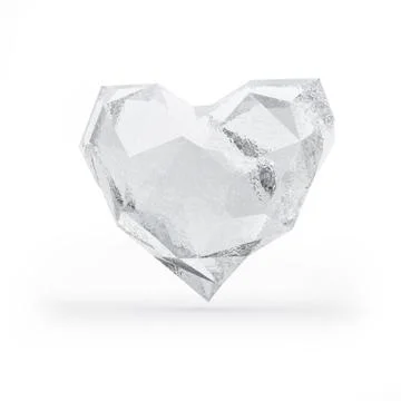 Frozen heart 库存插图