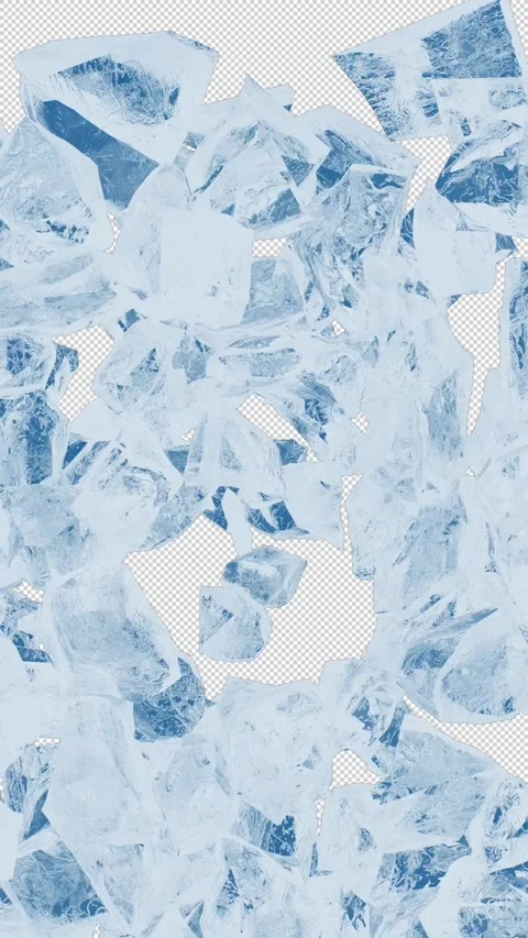 Frozen Ice Break Transitions (Vertical) Stock Footage 326431013