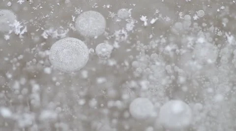 Frozen ice surface Stock Footage 45544769