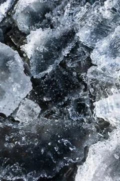 Frozen ice texture Stock Photos