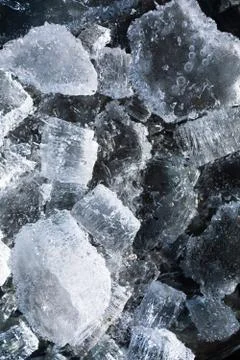 Frozen ice texture Stock Photos