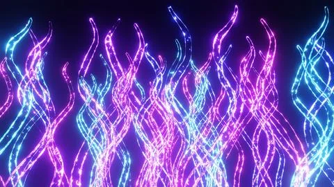 Frozen Icicle Flames Stock Illustration