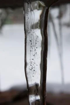 Frozen icicle Stock Photos
