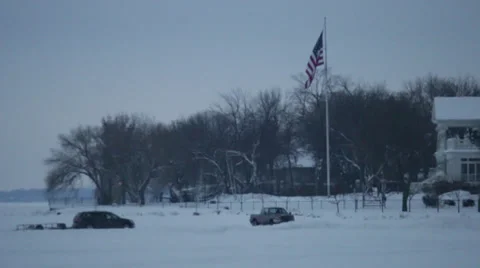 Frozen Lake 02 Stock Footage 34243212