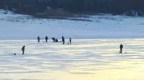 Frozen Lake Stockbeeldmateriaal 7737751