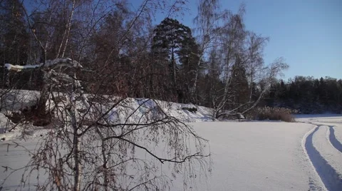 Frozen lake 動画素材 49212255