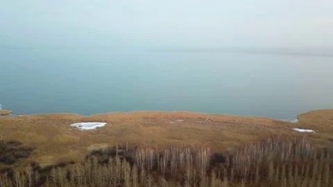 Frozen lake Stock Footage 82751075