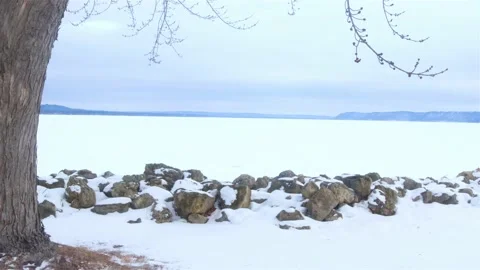 Frozen Lake Video stock 149161507