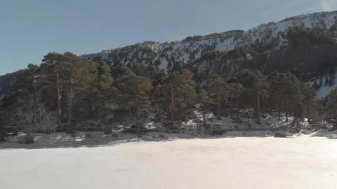 FROZEN LAKE Stock Footage 154916168